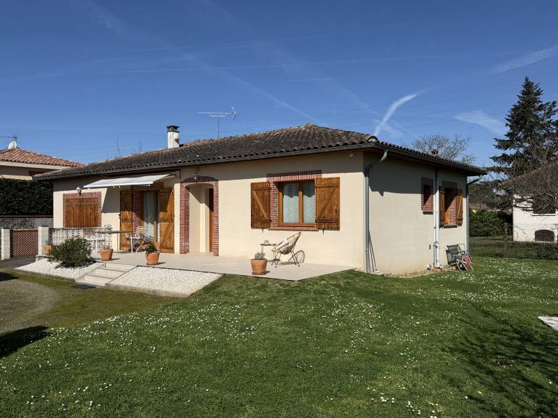 Maison de plain pied de type 3 avec jardin à Pibrac