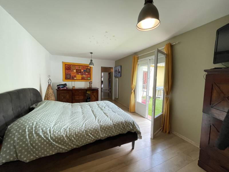 chambre accès jardin