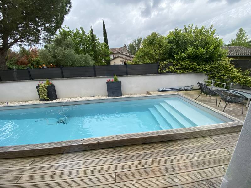 Pibrac coté Brax maison contemporaine construction 2017 emplacement de choix