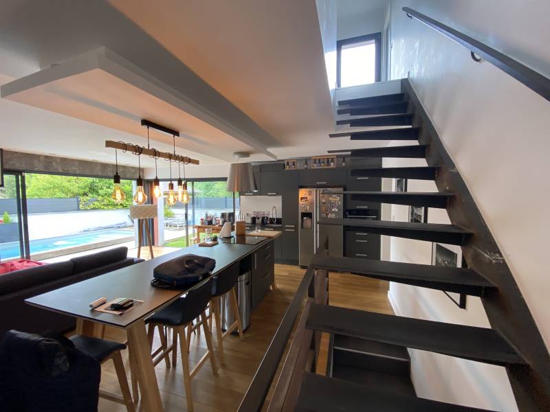 Pibrac coté Brax maison contemporaine construction 2017 emplacement de choix