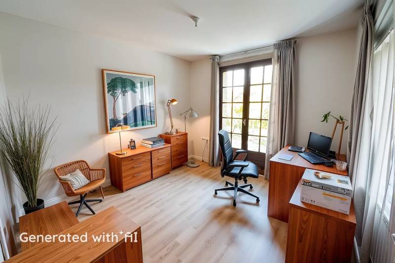 bureau généré avec IA