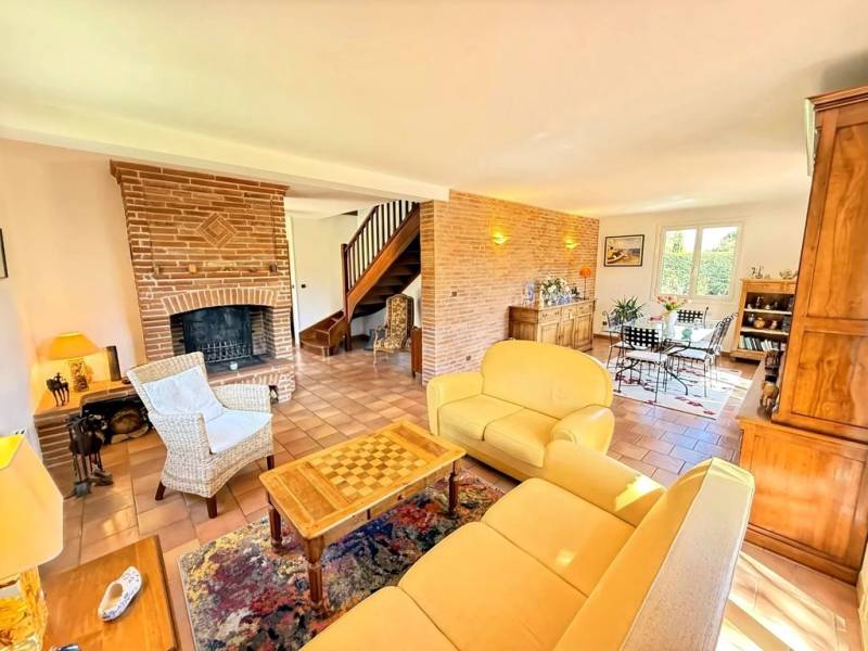 salon cheminée lumineux