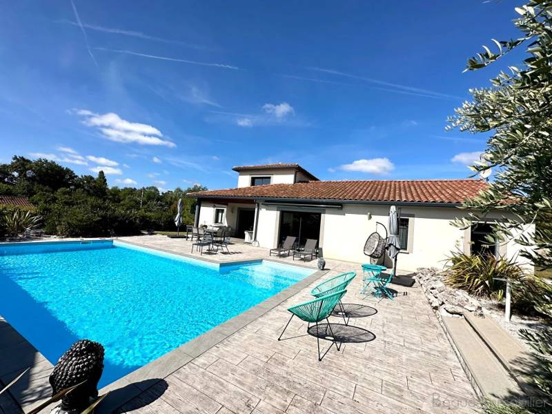 Fontenilles magnifique Contemporaine avec piscine au calme