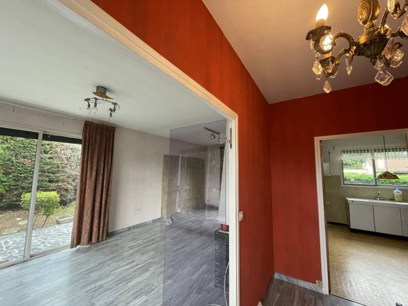 salon salle à manger cheminée