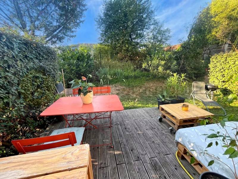 Jardin appartement T2 Toulouse Rez de Chaussée