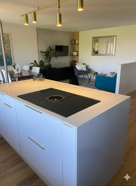 ilot central pour préparer de bons petits plats